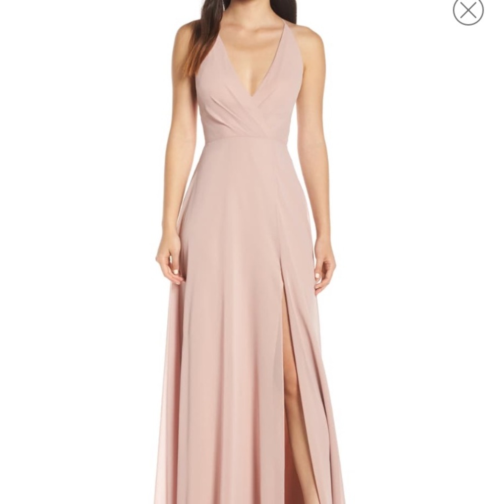 Jenny Yoo Blush Dress with Extra Length
